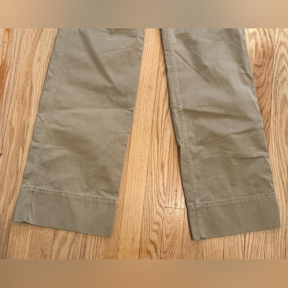 J Crew Stylish Khaki Green Pants Size 4 - Picture 2 of 6